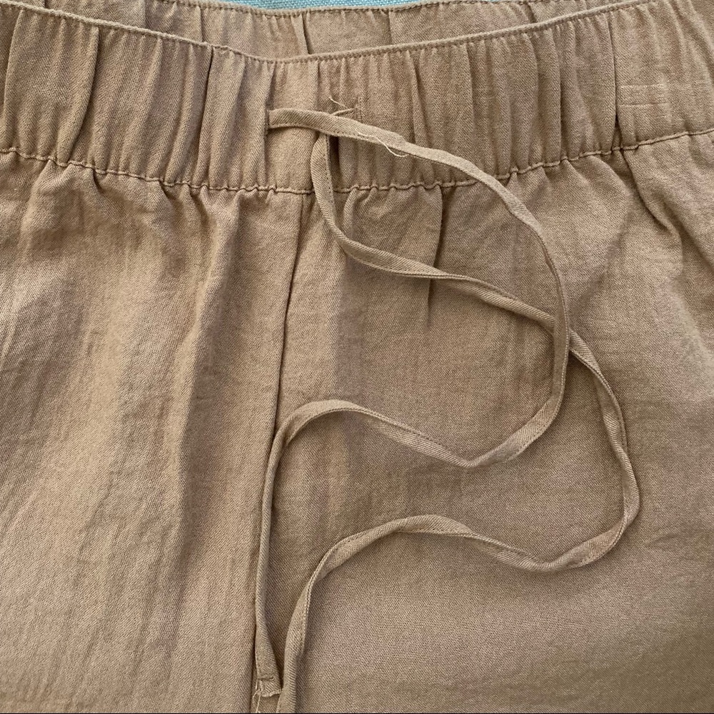 Khaki linen stretch pants- Never worn